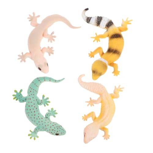 BESTonZON 4 Stück Eidechse, Reptilien-Figur, Figur, Eidechse, weich, Lizard, Gecko, Iguane, Chameleon Komodo, Drache, Halloween, Geburtstagsgeschenk BESTonZON 4 Stück Eidechse, Reptilien-Figur, Figur, Eidechse, weich, Lizard, Gecko, Iguane, Chameleon Komodo, Drache, Halloween, Geburtstagsgeschenk von BESTonZON