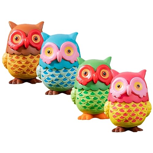 BESTonZON 4 Stück Eulengeschenke Vogel Figur Krähe Abnehmbare Aufkleber Zubehör Für Vogelkäfige Vogel-tapete Kleine Enten Kleine Vogelstatuen Vogelspielzeug Gefälschter Vogel Harz BESTonZON 4 Stück Eulengeschenke Vogel Figur Krähe Abnehmbare Aufkleber Zubehör Für Vogelkäfige Vogel-tapete Kleine Enten Kleine Vogelstatuen Vogelspielzeug Gefälschter Vogel Harz von BESTonZON