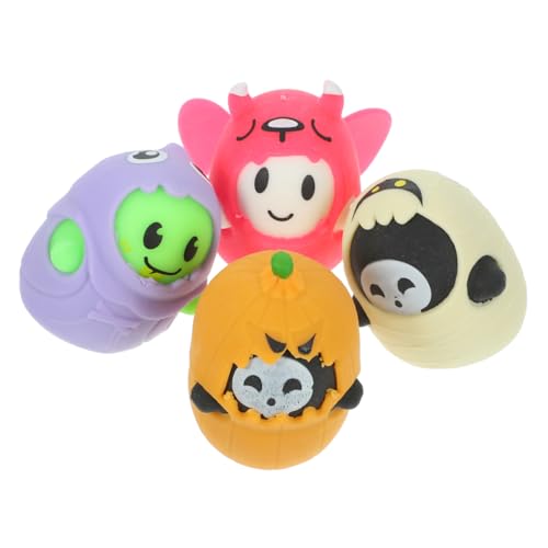 BESTonZON 4 Stück Halloween Costume Halloween Kleidung Toys Halloween-Partydekorationen lustig Kuscheltier Hausbedarf Stress-Zubehör Stressversorgung tpt BESTonZON 4 Stück Halloween Costume Halloween Kleidung Toys Halloween-Partydekorationen lustig Kuscheltier Hausbedarf Stress-Zubehör Stressversorgung tpt von BESTonZON