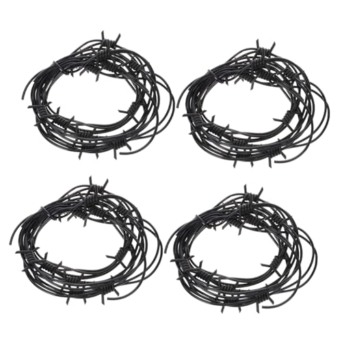 BESTonZON 4stücke Halloween Deko Stacheldraht Requisiten Aus Robustem Für Gruselpartys Und Halloween-Dekorationen Für Spukhäuser Und Thematische Veranstaltungen BESTonZON 4stücke Halloween Deko Stacheldraht Requisiten Aus Robustem Für Gruselpartys Und Halloween-Dekorationen Für Spukhäuser Und Thematische Veranstaltungen von BESTonZON