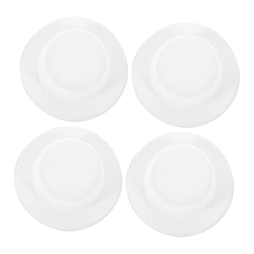 BESTonZON 4 Stück Handgefertigter Zylinder-Embryo Top-hat-Stirnband Puppendekor-Accessoire Lustige Bucket Hats Schneemann-Hut Hut Mit Breiter Krempe Puppe Formell Neon Gezogenes Tuch Weiß BESTonZON 4 Stück Handgefertigter Zylinder-Embryo Top-hat-Stirnband Puppendekor-Accessoire Lustige Bucket Hats Schneemann-Hut Hut Mit Breiter Krempe Puppe Formell Neon Gezogenes Tuch Weiß von BESTonZON