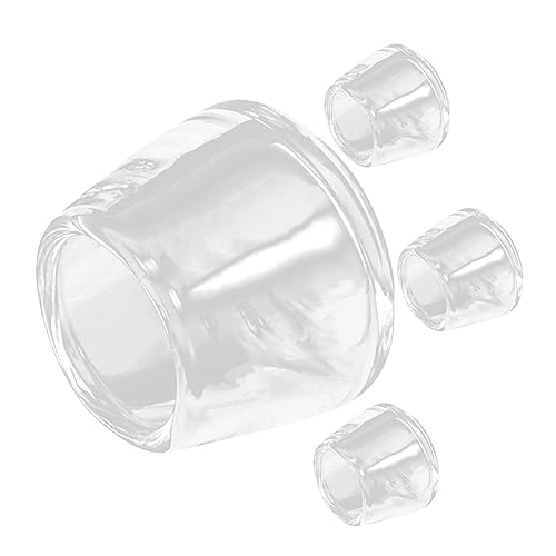 BESTonZON 4 Stück Heimdekoration Puppenhausvase Digitale Dekoration dreidimensionale Form Vier Figur buchregal Dekoration künstliche blüten Arbeitsplattendekor Pflanzgefäß-Modelldekor Glas BESTonZON 4 Stück Heimdekoration Puppenhausvase Digitale Dekoration dreidimensionale Form Vier Figur buchregal Dekoration künstliche blüten Arbeitsplattendekor Pflanzgefäß-Modelldekor Glas von BESTonZON