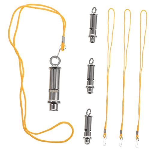 BESTonZON 4stücke Pfeifen Tragbare Sport-trillerpfeifen Für Fußball Outdoor-aktivitäten Notfälle Und Training Langlebig Für Junge Mädchen Und Erwachsene von BESTonZON