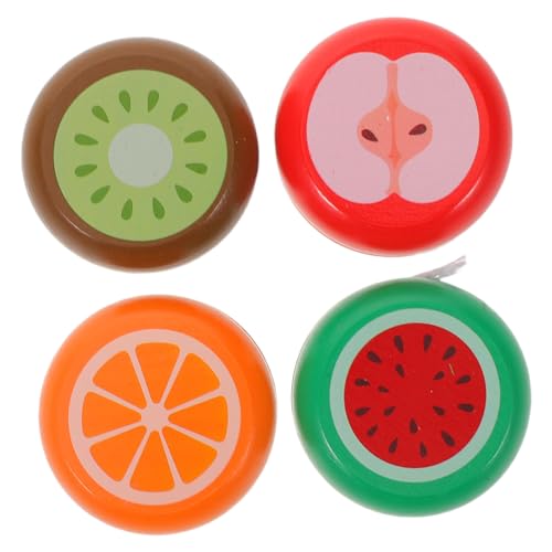 BESTonZON 4 Stück Holz-yo-yo für Robustes Reaktionsfreudiges Schnurspielzeug mit Niedlichen Cartoon-Motiven Anfängerfreundlich Pädagogisch Wertvoll als Partygeschenk und Kindergartenpreis BESTonZON 4 Stück Holz-yo-yo für Robustes Reaktionsfreudiges Schnurspielzeug mit Niedlichen Cartoon-Motiven Anfängerfreundlich Pädagogisch Wertvoll als Partygeschenk und Kindergartenpreis von BESTonZON