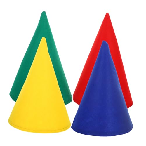 BESTonZON 4 Stück Hut Hüte Für Frauen Geburtstagsparty-hüte Halloween-zwergmütze Weihnachtsmütze Gnomenhüte Kostüme Hüte Kappen Partyhüte Mützen Für Damen Seidenhaube Filzstoff BESTonZON 4 Stück Hut Hüte Für Frauen Geburtstagsparty-hüte Halloween-zwergmütze Weihnachtsmütze Gnomenhüte Kostüme Hüte Kappen Partyhüte Mützen Für Damen Seidenhaube Filzstoff von BESTonZON