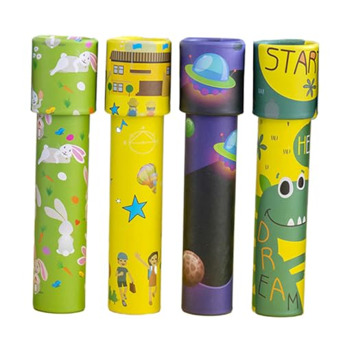 BESTonZON Interaktives Kaleidoskop Für Jungen Und Mädchen 4-teiliges Lernspielzeug Rotierendes Spielzeug Für Die Sehkraft Und Kognitiven Fähigkeiten Von Kindern Zufällig BESTonZON Interaktives Kaleidoskop Für Jungen Und Mädchen 4-teiliges Lernspielzeug Rotierendes Spielzeug Für Die Sehkraft Und Kognitiven Fähigkeiten Von Kindern Zufällig von BESTonZON