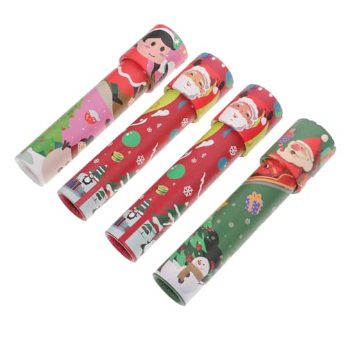 BESTonZON 4 Stück Kaleidoskope Pädagogisches für Weihnachtsdekoration Partygeschenke Farbenfrohe Designs für Belohnungen und Überraschungstüten BESTonZON 4 Stück Kaleidoskope Pädagogisches für Weihnachtsdekoration Partygeschenke Farbenfrohe Designs für Belohnungen und Überraschungstüten von BESTonZON