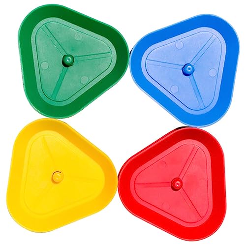 BESTonZON 4 Stück Kartenhalter Karten Blechkartenständer Schmaler Kartenstapel Charakteristische Karten Deckbretter Handspiel Spielkartenständer Rack O Sammelkartenständer Pokerchiphalter von BESTonZON
