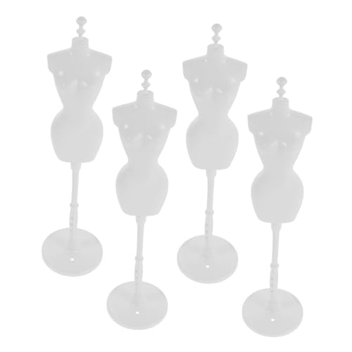 BESTonZON 4 Stück Kielmodellständer Kleiderständer Für Puppenschaufensterpuppen Schneiderpuppe Kleiderform Schaufensterpuppenkörper Zum Nähen Puppenkleiderhalter Plastik Weiß BESTonZON 4 Stück Kielmodellständer Kleiderständer Für Puppenschaufensterpuppen Schneiderpuppe Kleiderform Schaufensterpuppenkörper Zum Nähen Puppenkleiderhalter Plastik Weiß von BESTonZON