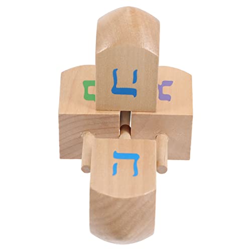 BESTonZON 4 Stück Kinderspielzeug für Toys Rotierendes Drehspielzeug Fun Toy Kinderzubehör Kinderversorgung tragbares Kreiselspielzeug Holzspielzeug hölzern BESTonZON 4 Stück Kinderspielzeug für Toys Rotierendes Drehspielzeug Fun Toy Kinderzubehör Kinderversorgung tragbares Kreiselspielzeug Holzspielzeug hölzern von BESTonZON