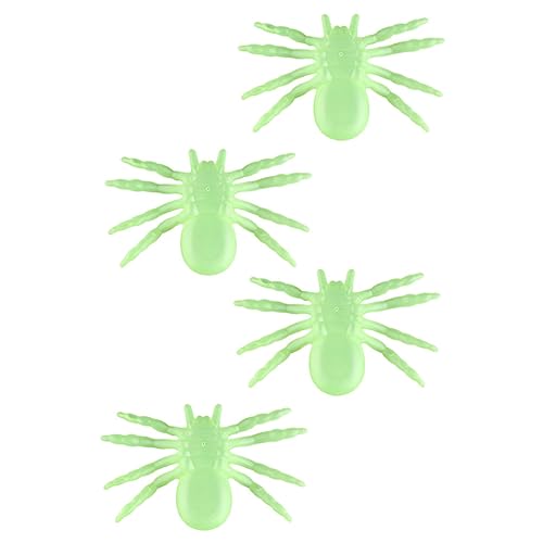 BESTonZON 4 Stück Leuchtende Spinne Spinnennetz-Shooter Fröhliches Halloween Sei Gruselig Halloween-spinne Außendekorationen Halloween-Dekorationen Im Innenbereich Türplüsch Green Plastik BESTonZON 4 Stück Leuchtende Spinne Spinnennetz-Shooter Fröhliches Halloween Sei Gruselig Halloween-spinne Außendekorationen Halloween-Dekorationen Im Innenbereich Türplüsch Green Plastik von BESTonZON