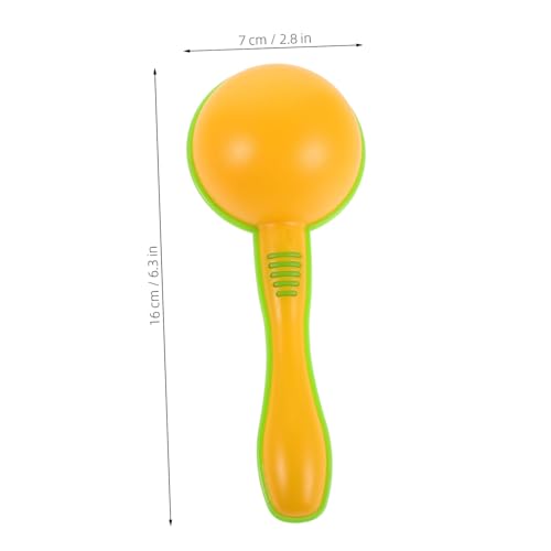 BESTonZON 4 Stück Maracas Shaker Party Geschenk Strumpffüller Maracas Für Kleinkind Party Geschenke Musikspielzeug Strumpffüller Gelb BESTonZON 4 Stück Maracas Shaker Party Geschenk Strumpffüller Maracas Für Kleinkind Party Geschenke Musikspielzeug Strumpffüller Gelb von BESTonZON