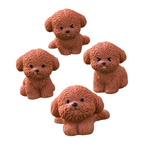 BESTonZON 4 Stück Mikrolandschaftswelpe Schnauzer Wunder Tiere matschig gartenfiguren Garten Deko Hund Tischdeko Hund realistische Hundefiguren Kognitive Hundemodelle Harz Coffee BESTonZON 4 Stück Mikrolandschaftswelpe Schnauzer Wunder Tiere matschig gartenfiguren Garten Deko Hund Tischdeko Hund realistische Hundefiguren Kognitive Hundemodelle Harz Coffee von BESTonZON
