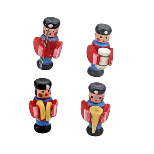 BESTonZON 4 Stück Mini-Drum-Figuren Mini-hausschmuck Mini-Schlagzeuger-Puppe Schlagzeuger-Modell Aus Holz Miniatur-Layout-schmuck Aus Holz Holzdekoration Rot Hölzern BESTonZON 4 Stück Mini-Drum-Figuren Mini-hausschmuck Mini-Schlagzeuger-Puppe Schlagzeuger-Modell Aus Holz Miniatur-Layout-schmuck Aus Holz Holzdekoration Rot Hölzern von BESTonZON