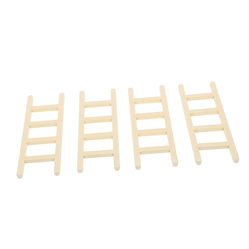 BESTonZON 4 Stück Mini-Leiter Miniaturleiter für Mini-Spielzeugleiter Puppenhaustreppe Miniaturhaus holzspielzeug House Decoration holzdeko Nachahmung Leiter Mini-Hausversorgung BESTonZON 4 Stück Mini-Leiter Miniaturleiter für Mini-Spielzeugleiter Puppenhaustreppe Miniaturhaus holzspielzeug House Decoration holzdeko Nachahmung Leiter Mini-Hausversorgung von BESTonZON