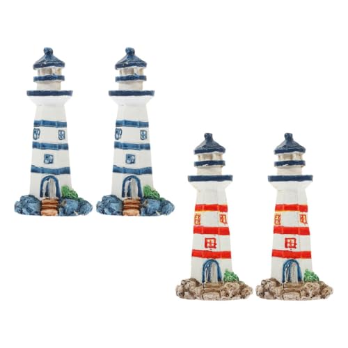 BESTonZON 4 Stück Mini -Leuchtturmmodell Miniatur-Leuchtturmmodell Leuchtturmskulpturen Landschaftsleuchtturm Dekore kleine Leuchttürme Miniatur -Leuchtturmmodelle Harz BESTonZON 4 Stück Mini -Leuchtturmmodell Miniatur-Leuchtturmmodell Leuchtturmskulpturen Landschaftsleuchtturm Dekore kleine Leuchttürme Miniatur -Leuchtturmmodelle Harz von BESTonZON