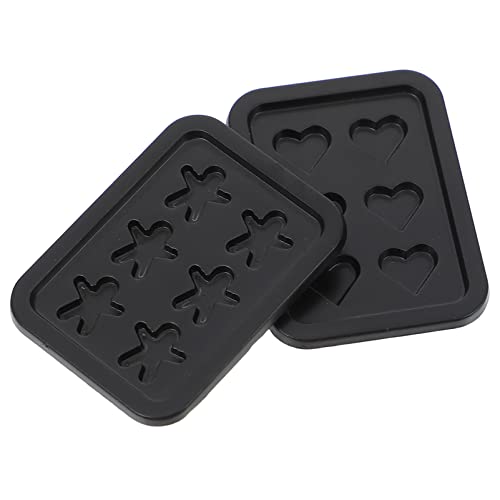 BESTonZON Puppenhaus Mini-backblech-Set – 4 Stück Miniatur-kuchenbackformen Zum Dekorieren Und Spielen BESTonZON Puppenhaus Mini-backblech-Set – 4 Stück Miniatur-kuchenbackformen Zum Dekorieren Und Spielen von BESTonZON