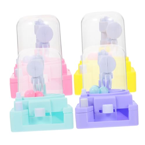 BESTonZON 4 Stück Mini-gacha-maschine Spielzeugautomat Mini-greifmaschine Babyspielzeug Spielzeugautos Autospielzeug Kinderauto Kindermaschine Maschine Cool Gadgets Abs von BESTonZON
