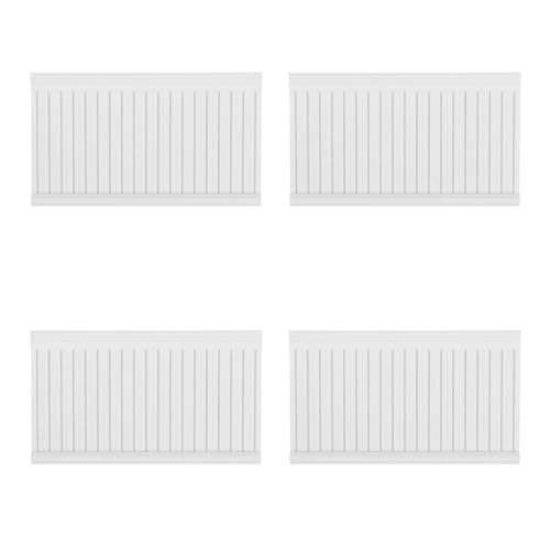 BESTonZON 4 Stück Miniatur Wandsockel für Puppenhäuser Wandschmuck für Miniaturhäuser Mini Wainscoting Paneele Dekorative Wandverkleidung für Kleine Gebäude BESTonZON 4 Stück Miniatur Wandsockel für Puppenhäuser Wandschmuck für Miniaturhäuser Mini Wainscoting Paneele Dekorative Wandverkleidung für Kleine Gebäude von BESTonZON