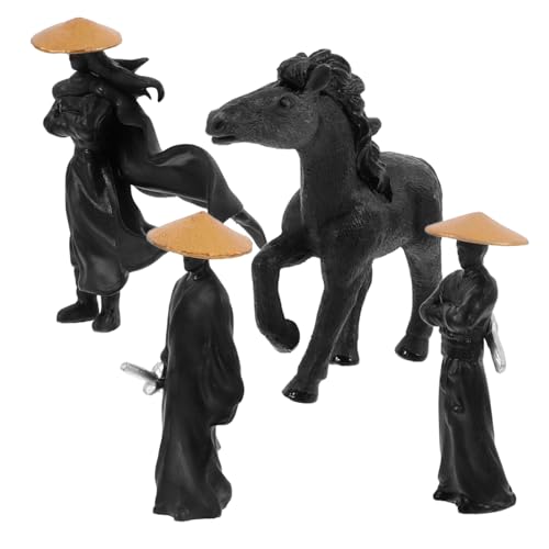 BESTonZON 4 Stück Miniaturfiguren für Terrarien Dekoration Mini Kunstwerke für Bonsai und Miniaturgärten Handgefertigte Desktop Modelle Historische Charme für Mikro Landschaften BESTonZON 4 Stück Miniaturfiguren für Terrarien Dekoration Mini Kunstwerke für Bonsai und Miniaturgärten Handgefertigte Desktop Modelle Historische Charme für Mikro Landschaften von BESTonZON