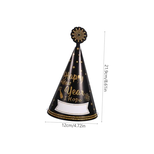 BESTonZON 4 Stück Neujahrs Party Papierhüte Teilig Kegelhut Kegelpapierhüte für Erwachsene Festliche Silvester Kopfbedeckung Foto Requisiten und Dekoration für Jahreswechsel BESTonZON 4 Stück Neujahrs Party Papierhüte Teilig Kegelhut Kegelpapierhüte für Erwachsene Festliche Silvester Kopfbedeckung Foto Requisiten und Dekoration für Jahreswechsel von BESTonZON