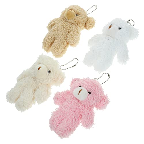 BESTonZON 4 Stück Plüschbär lauch Kuscheltier niedliche Plush Toy Stuffed Soft Toys wheinachtsgeschenke Schlüsselanhänger- für Schlüsselanhänger für Damen Minibären BESTonZON 4 Stück Plüschbär lauch Kuscheltier niedliche Plush Toy Stuffed Soft Toys wheinachtsgeschenke Schlüsselanhänger- für Schlüsselanhänger für Damen Minibären von BESTonZON