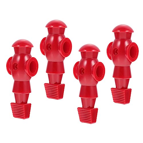 BESTonZON 4 Stück Pokerspieler Tischspiel Ersatz Fußball Tischfußballspieler Fußballmaschine Attrappen -Kickerautomat Tischfußball Männer Fußballspieltisch Harz rot BESTonZON 4 Stück Pokerspieler Tischspiel Ersatz Fußball Tischfußballspieler Fußballmaschine Attrappen -Kickerautomat Tischfußball Männer Fußballspieltisch Harz rot von BESTonZON