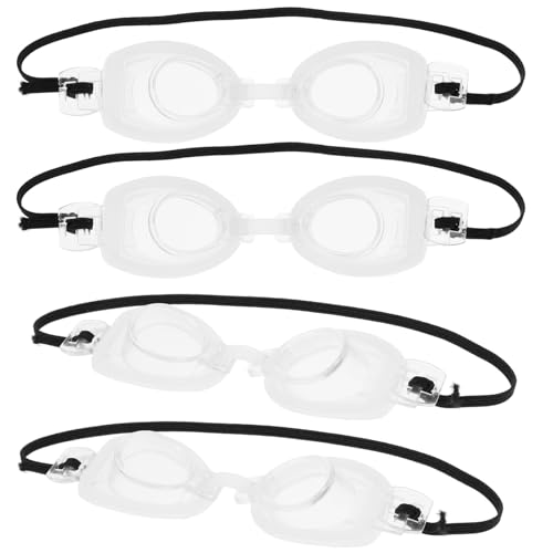 BESTonZON 4 Stück Puppe Mini-Schwimmbrille Puppe Brillenspielzeug Brillenrequisiten Für Puppe Brille Für Puppe Puppenbrillen Mini-Puppen-Brille Puppenkostüm-Brille Mini-Brille Weiß Plastik BESTonZON 4 Stück Puppe Mini-Schwimmbrille Puppe Brillenspielzeug Brillenrequisiten Für Puppe Brille Für Puppe Puppenbrillen Mini-Puppen-Brille Puppenkostüm-Brille Mini-Brille Weiß Plastik von BESTonZON