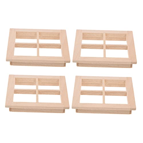 BESTonZON 4 Stück Puppenhausdekoration Miniaturen Auto Bausatz Figuren Puppenhauszubehör Mikrolandschaftsmodelle Puppenhausverzierungen Miniatur-fensterrahmen Mini- -dekore Holz BESTonZON 4 Stück Puppenhausdekoration Miniaturen Auto Bausatz Figuren Puppenhauszubehör Mikrolandschaftsmodelle Puppenhausverzierungen Miniatur-fensterrahmen Mini- -dekore Holz von BESTonZON