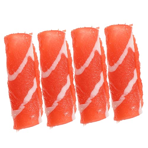 BESTonZON 4 Stücke Simulierte Rolle Gefälschte Künstliche Rolle PVC Decor Realistische Requisiten von BESTonZON