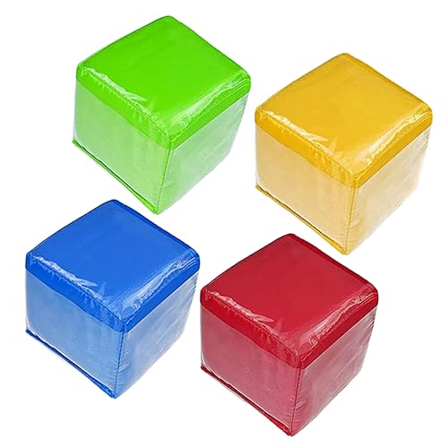 BESTonZON Pädagogisches Lernspielzeug 4 Stück Schaumstoffwürfel-kartenhalter Spielzeug Für Jungen Und Mädchen Zur Kognitiven Entwicklung von BESTonZON