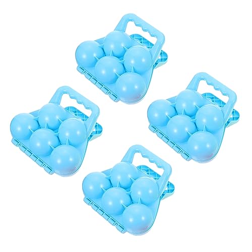 BESTonZON 4 Stück Schneeball-Clip Aufblasbares Schneerohr Schneekugel-Set Schneemann Aufblasbar Schneespielzeug Schlitten Künstlicher Schnee Aufblasbarer Schlitten Plastik BESTonZON 4 Stück Schneeball-Clip Aufblasbares Schneerohr Schneekugel-Set Schneemann Aufblasbar Schneespielzeug Schlitten Künstlicher Schnee Aufblasbarer Schlitten Plastik von BESTonZON
