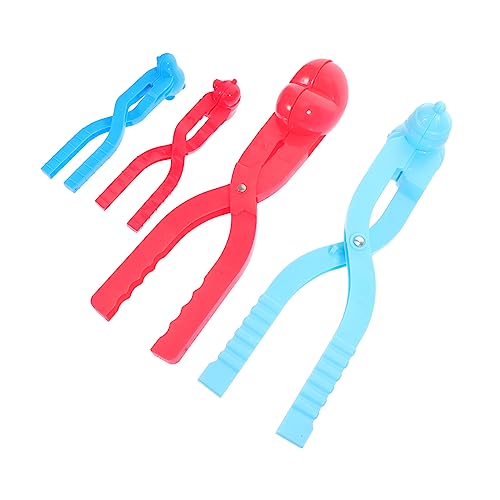 BESTonZON 4 Stück Schneeball-Clip Schlitten für Schneemaschine künstlicher Schnee schneeballschlacht schneeballmaschinen Outdoor-Accessoire Schneeballform im Winter Plastik BESTonZON 4 Stück Schneeball-Clip Schlitten für Schneemaschine künstlicher Schnee schneeballschlacht schneeballmaschinen Outdoor-Accessoire Schneeballform im Winter Plastik von BESTonZON