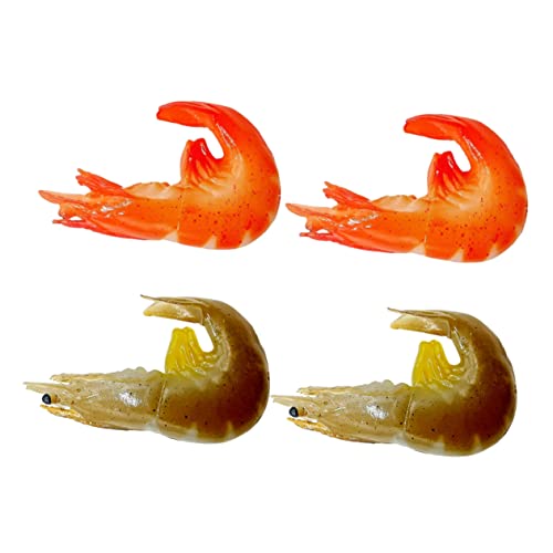 BESTonZON 4 Stück Simulation Garnelenmodell Gefälschte Lebensmittelmodelle Simulierte Gekochte Garnelen Lebensechte Lebensmitteldekor Foto Requisite Dekorative Garnelen Lebensechte Rote BESTonZON 4 Stück Simulation Garnelenmodell Gefälschte Lebensmittelmodelle Simulierte Gekochte Garnelen Lebensechte Lebensmitteldekor Foto Requisite Dekorative Garnelen Lebensechte Rote von BESTonZON