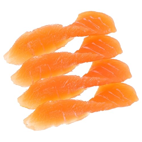 BESTonZON 4 Stück Simulation Lachs Küchenparty Dekoration Desktop-fleischfiguren Filets Zeigen Modell Essen Kuchen Topper Realistisches Spielfutter Micro-landschaftsständer Vorgibt Essen PVC BESTonZON 4 Stück Simulation Lachs Küchenparty Dekoration Desktop-fleischfiguren Filets Zeigen Modell Essen Kuchen Topper Realistisches Spielfutter Micro-landschaftsständer Vorgibt Essen PVC von BESTonZON