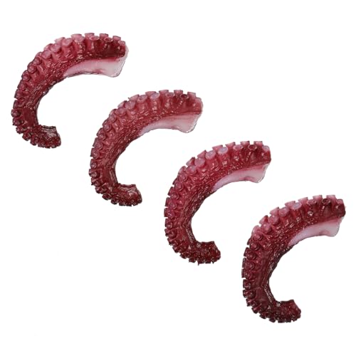 BESTonZON Foto Prop Octopus Schmuck 4 Stücke Emuliert Lebensmittel Modell PVC Kunsthandwerk Lebensechte Meeresfrüchte Spielzeug BESTonZON Foto Prop Octopus Schmuck 4 Stücke Emuliert Lebensmittel Modell PVC Kunsthandwerk Lebensechte Meeresfrüchte Spielzeug von BESTonZON