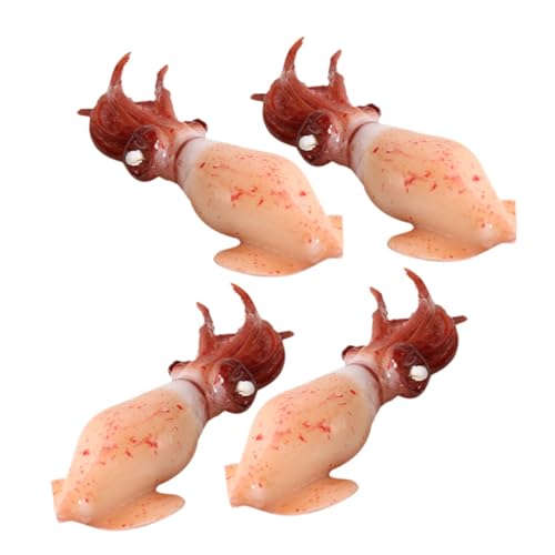 BESTonZON 4 Stück Simulation - Simulation Tiermodell Simulation Realistischer Tintenfischfiguren Meerestierfigur Realistische Tintenfischmodelle PVC BESTonZON 4 Stück Simulation - Simulation Tiermodell Simulation Realistischer Tintenfischfiguren Meerestierfigur Realistische Tintenfischmodelle PVC von BESTonZON