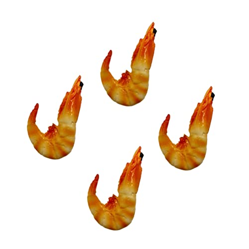 BESTonZON 4 Stück Simulationsgarnelenmodell Wohnkultur Heimdekoration küche Dekoration küchendekoartikel Shrimp Model Home Decoration hausdeko Food-Foto-Requisiten Garnelenspielzeug PVC rot BESTonZON 4 Stück Simulationsgarnelenmodell Wohnkultur Heimdekoration küche Dekoration küchendekoartikel Shrimp Model Home Decoration hausdeko Food-Foto-Requisiten Garnelenspielzeug PVC rot von BESTonZON