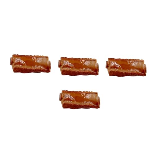 BESTonZON Szenenlayout-Requisiten 4 Stück Gefälschte Geschmorte Schweinefleischmodelle PVC-schaufensterdekorationen Heim- Und Event-Ornamente BESTonZON Szenenlayout-Requisiten 4 Stück Gefälschte Geschmorte Schweinefleischmodelle PVC-schaufensterdekorationen Heim- Und Event-Ornamente von BESTonZON