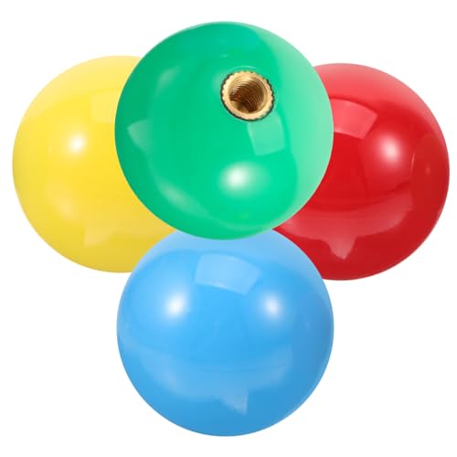 BESTonZON 4 Stück Spielkonsolen -Rockerball Gaming Accessories Gaming Accessoires Gaming-Joystick-Kugeln Joystick Ersatzteil Joystick Zubehör Gamecontroller-Kopf Spiel-Joystick-Ball Plastik von BESTonZON