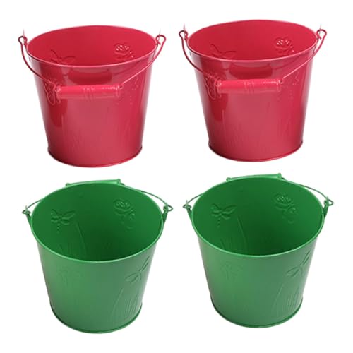 BESTonZON 4 Stück Strandeimer Sandeimer Lustiger Eimer Für Lehrmittel Kinderspielzeug Sandeimer Sandeimer Wassereimer Eisen BESTonZON 4 Stück Strandeimer Sandeimer Lustiger Eimer Für Lehrmittel Kinderspielzeug Sandeimer Sandeimer Wassereimer Eisen von BESTonZON