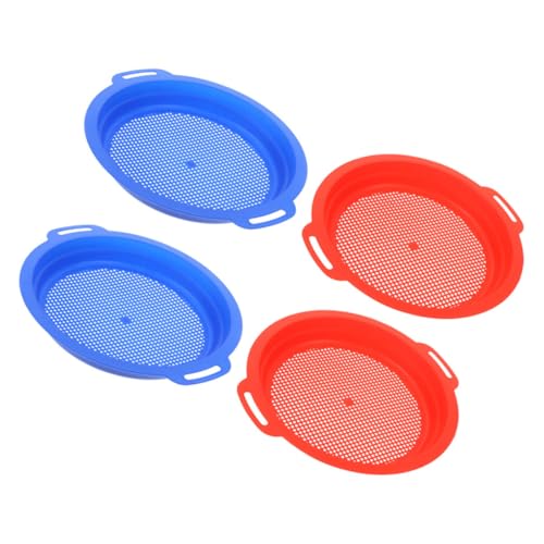 BESTonZON 4 Stück Strandsieb Maschensieb Sandsieb Sandsieb Für Den Strand Spielsieb Strandspielzeug Sieb Interaktives Sandspielzeug Strandspielzeug Sandsieb Kunststoff BESTonZON 4 Stück Strandsieb Maschensieb Sandsieb Sandsieb Für Den Strand Spielsieb Strandspielzeug Sieb Interaktives Sandspielzeug Strandspielzeug Sandsieb Kunststoff von BESTonZON