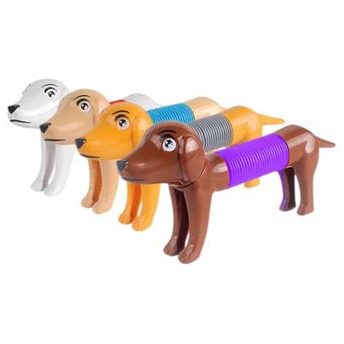 BESTonZON 4 Stück Stressabbauendes Hundespielzeug Wiederverwendbar Dehnbares Spielzeug Pop Tube Spielzeug Cartoon Stretch Pop Tube Druckspielzeug Hunde Pop Tube Spielzeug Pop Tube BESTonZON 4 Stück Stressabbauendes Hundespielzeug Wiederverwendbar Dehnbares Spielzeug Pop Tube Spielzeug Cartoon Stretch Pop Tube Druckspielzeug Hunde Pop Tube Spielzeug Pop Tube von BESTonZON