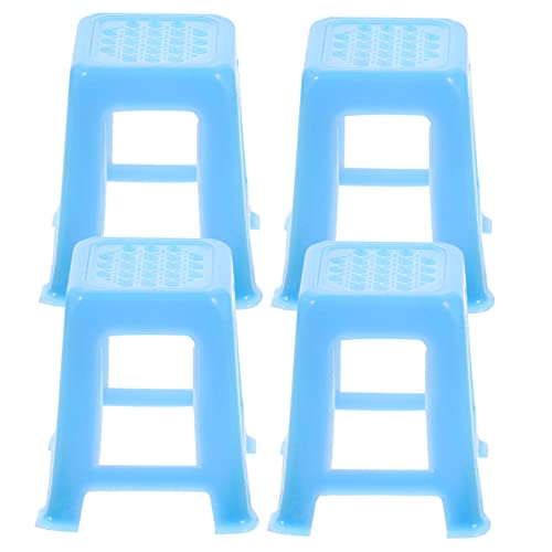 BESTonZON 4 Stück Stuhlminiatur Miniaturmöbel Miniatur-hockermodell Miniaturen Stuhl Kleiner Quadratischer Hocker Mini-Ornamente Zum Basteln Mini-hocker Mini-landschaftshocker Blue Plastik BESTonZON 4 Stück Stuhlminiatur Miniaturmöbel Miniatur-hockermodell Miniaturen Stuhl Kleiner Quadratischer Hocker Mini-Ornamente Zum Basteln Mini-hocker Mini-landschaftshocker Blue Plastik von BESTonZON