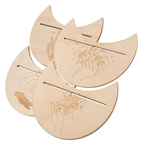 BESTonZON 4 Stück Tarotkartenhalter Tarot-Karten Decks Anzeigeständer Bausatz Einzigartig Spiel Stange Kammerdiener Orakelkarten Tarotkarten Mit Reiseführer Tischnummernhalter Planke Holz BESTonZON 4 Stück Tarotkartenhalter Tarot-Karten Decks Anzeigeständer Bausatz Einzigartig Spiel Stange Kammerdiener Orakelkarten Tarotkarten Mit Reiseführer Tischnummernhalter Planke Holz von BESTonZON