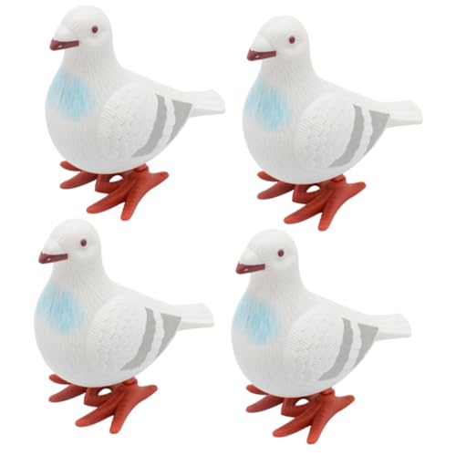 BESTonZON 4 Stück Teiliges Aufziehspielzeug Kleine Cartoon Tauben Wind Up Figuren Leicht und Robust als und Dekoration BESTonZON 4 Stück Teiliges Aufziehspielzeug Kleine Cartoon Tauben Wind Up Figuren Leicht und Robust als und Dekoration von BESTonZON