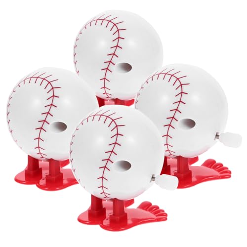 BESTonZON 4 Stück Teiliges Aufziehspielzeug Lustige Cartoon Sportkugel Figuren Mechanisches Wind up ohne Batterie Schnelle Laufbewegung als Partygeschenk und Kinderspielzeug BESTonZON 4 Stück Teiliges Aufziehspielzeug Lustige Cartoon Sportkugel Figuren Mechanisches Wind up ohne Batterie Schnelle Laufbewegung als Partygeschenk und Kinderspielzeug von BESTonZON