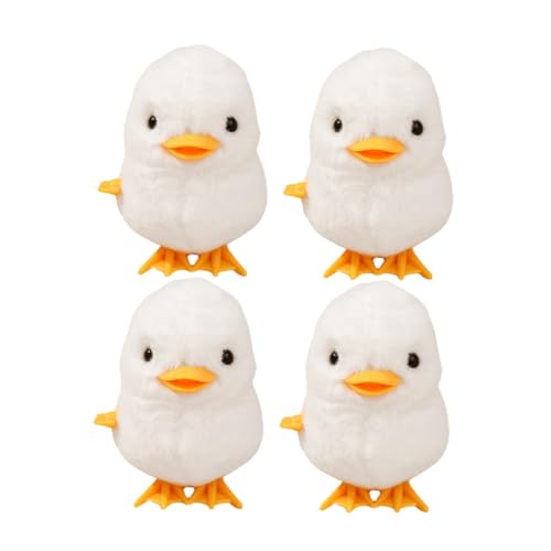 BESTonZON 4 Stück Teiliges Aufziehspielzeug Plüsch Uhrwerkspielzeug für Kleinkinder Wind up Springende Enten Motorik und Intelligenz BESTonZON 4 Stück Teiliges Aufziehspielzeug Plüsch Uhrwerkspielzeug für Kleinkinder Wind up Springende Enten Motorik und Intelligenz von BESTonZON