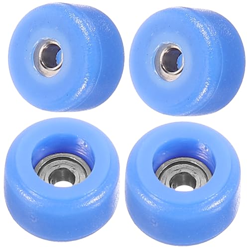 BESTonZON 4 Stück Teiliges Finger Skateboard Kompakte Tragbare Fingertip Toys Professionelle Finger Skate Roller mit Hochgeschwindigkeits Kugellagern als Desktop und von BESTonZON