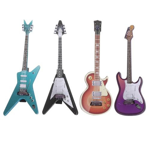 BESTonZON 4 Stück Teiliges Gitarren Haarclips aus Metall mit Gitarrenmotiv Punkiger Stil Leichte Alligator Clips Haarschmuck Accessoires für Musikfestivals Partys und Alltag BESTonZON 4 Stück Teiliges Gitarren Haarclips aus Metall mit Gitarrenmotiv Punkiger Stil Leichte Alligator Clips Haarschmuck Accessoires für Musikfestivals Partys und Alltag von BESTonZON